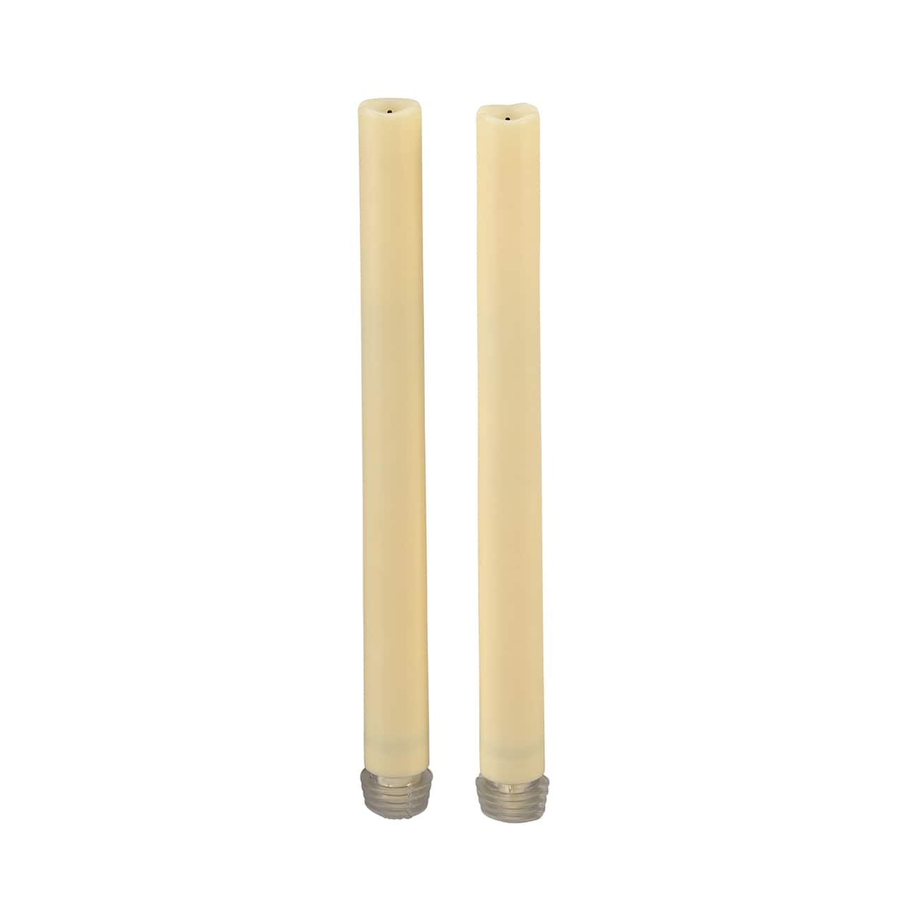 8 Packs: 2ct. (16 total) 9" Cream Flameless LED Taper Candles by Ashland®